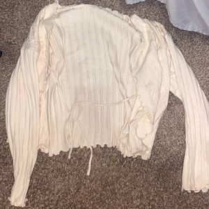 New cream sweater